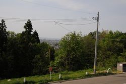 長岡市街の眺め
